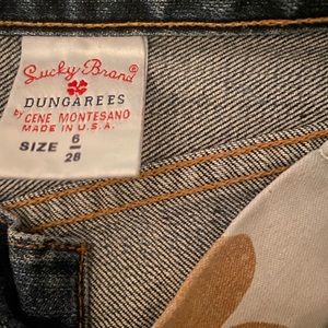 Lucky jeans easy rider long length excellent condition. Dark wash inseam 32